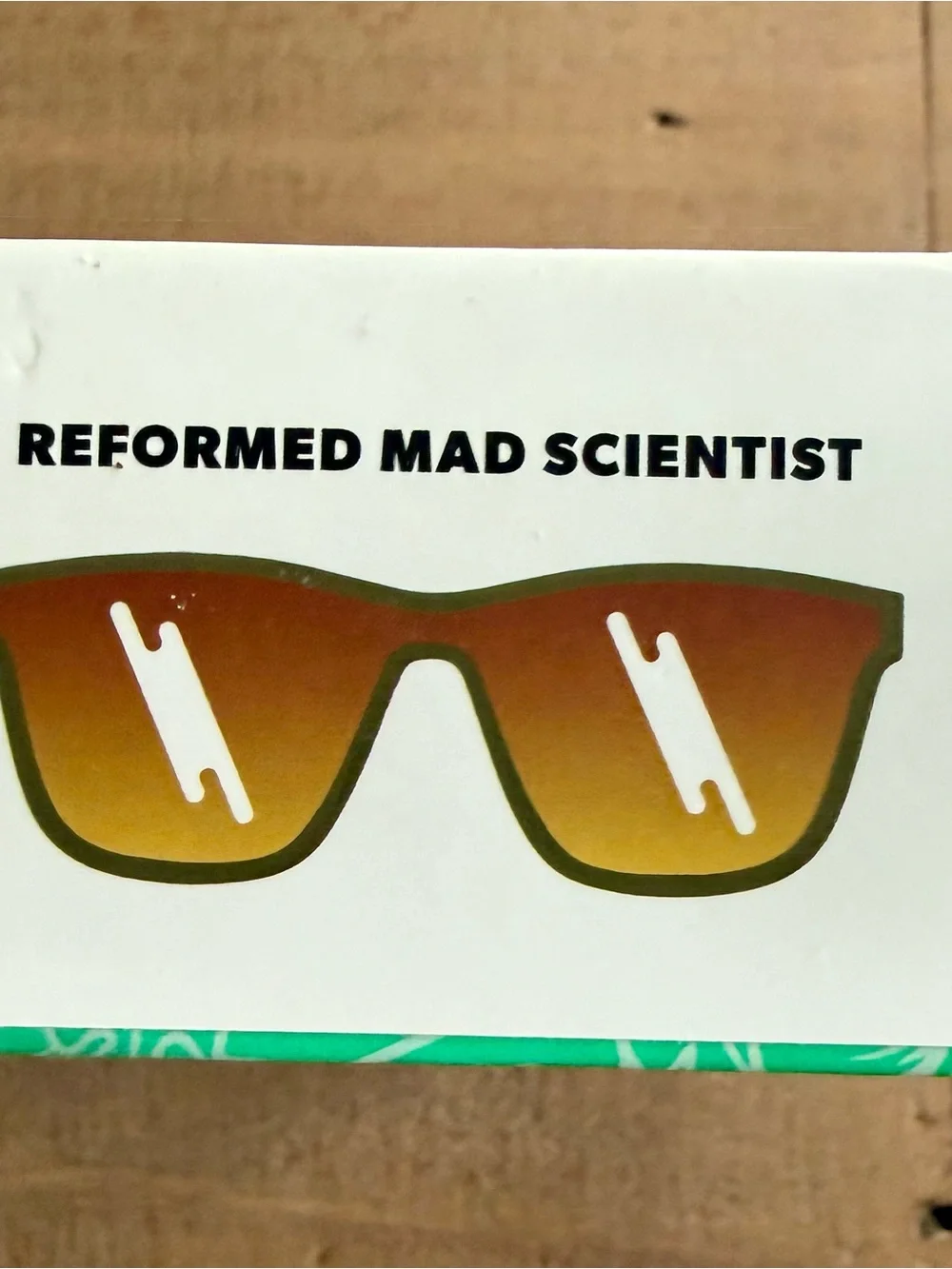 NEW Goodr Reformed Mad Scientist Green sunglasses